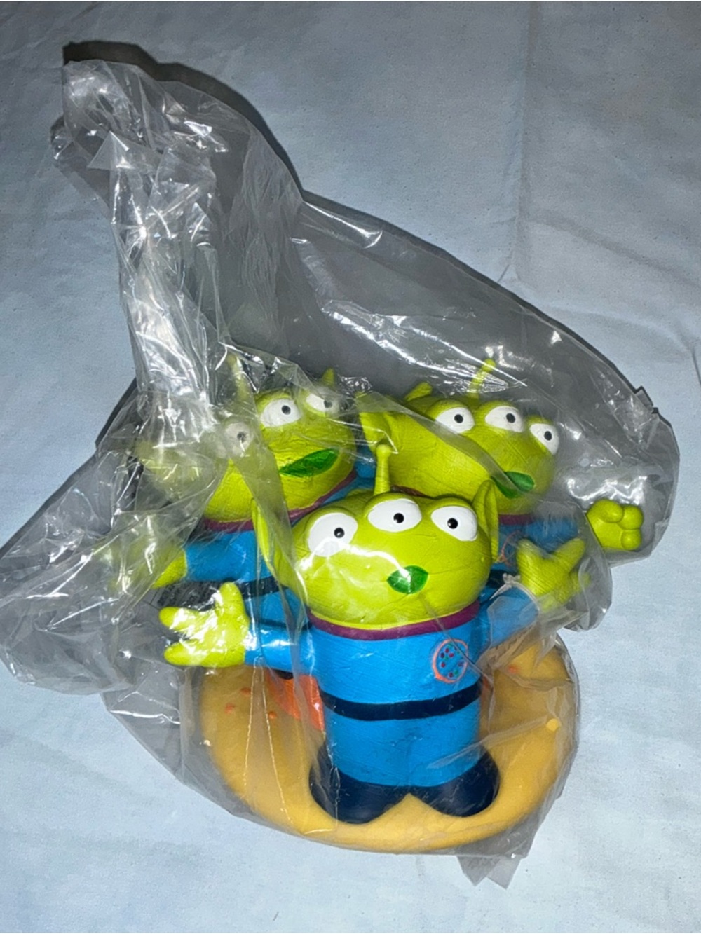 The Claw Green Alien Toy Coin Bank Blue Outfit Standing - Picture 2 of 16